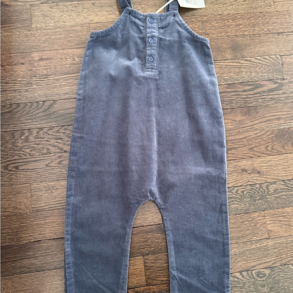 Analog Kids Gray Corduroy Overalls